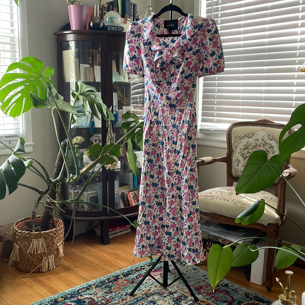 Marc Jacobs The Love Dress in White/Multi Floral